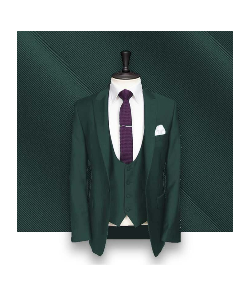 Costume mariage vert olive