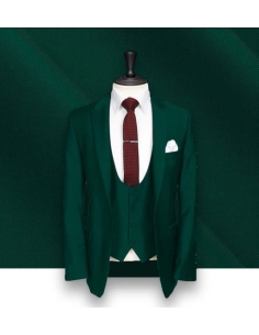 Costume mariage vert sapin