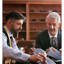 Chemise rose à rayures blanches - Style | Costume Privé Paris