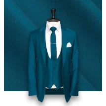 Costume mariage bleu indigo — sur mesure — Costume Privé Paris