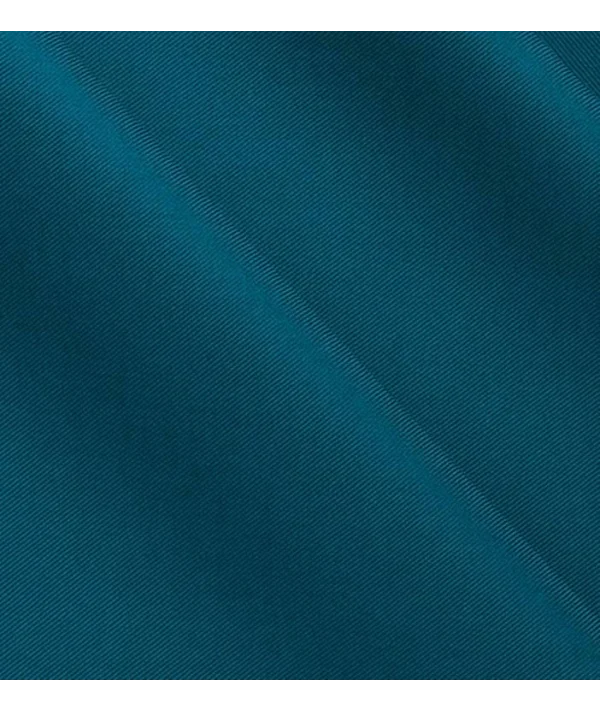 Costume mariage bleu indigo — détail tissu et finition sur mesure