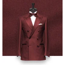 Smoking bordeaux croisé | Costume Privé Paris