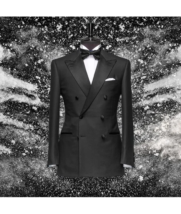 Smoking noir croisé | Costume Privé Paris