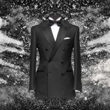 Smoking noir croisé | Costume Privé Paris