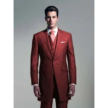 Redingote bordeaux | Costume Privé Paris