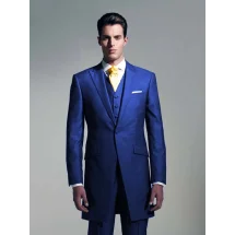 Redingote bleu roi | Costume Privé Paris