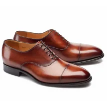 Chaussures Richelieu bout droit cognac | Costume Privé Paris