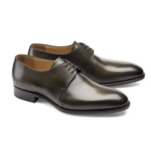 Chaussures derby vert patiné — Costume Privé Paris