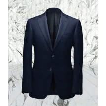Costume Bleu double carreaux bleu — sur mesure — Costume Privé Paris