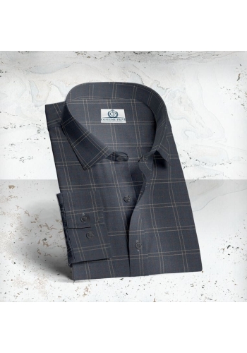 Chemise carreaux bleu