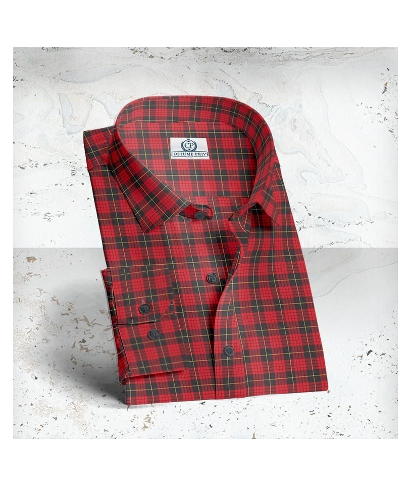 Chemise carreaux rouge