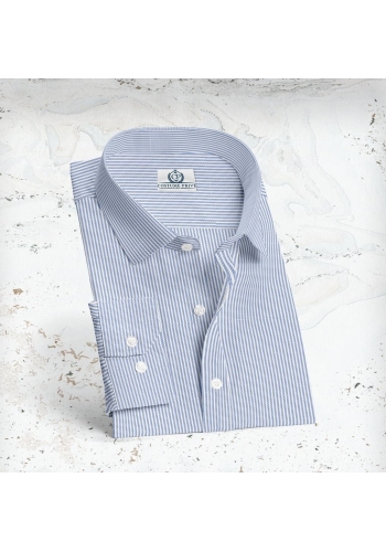 Chemise blanche rayures giro inglese