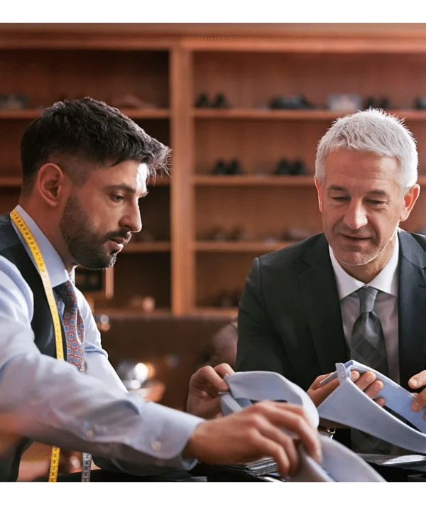 Chemise Bleu Foncé Oxford | Costume Privé Paris