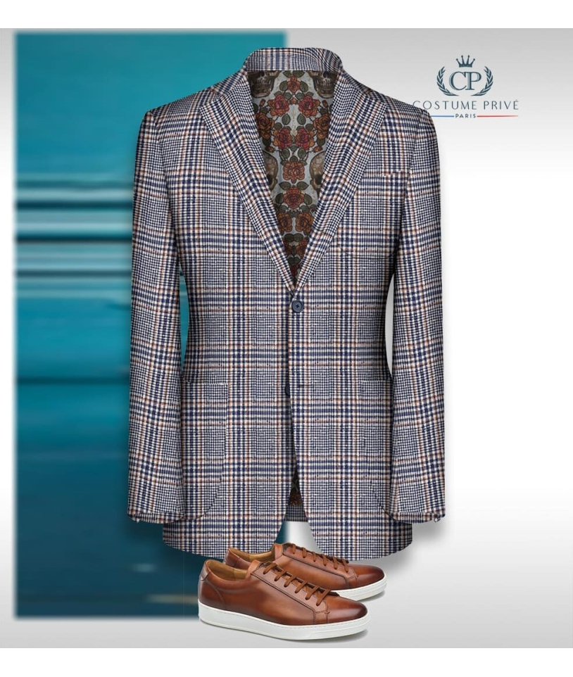 Blazer Bleu prince de Galles