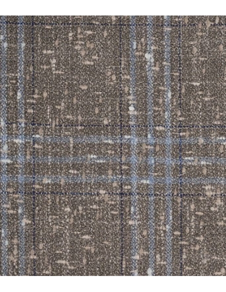 Blazer brun tweed carreaux