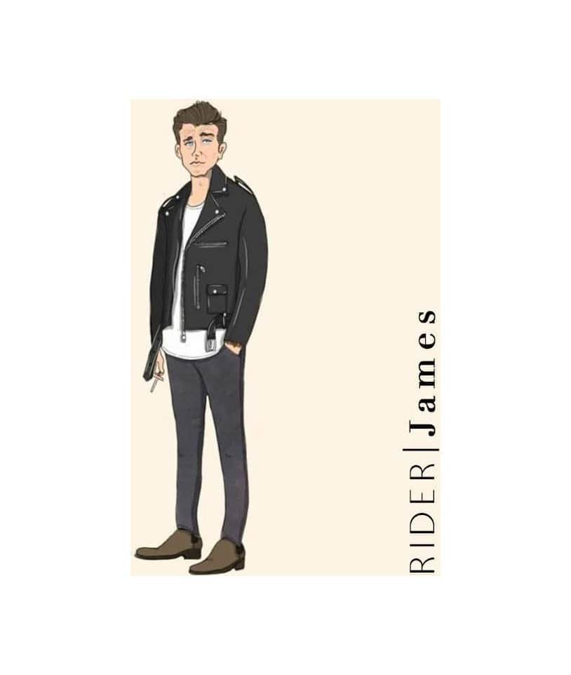 Blouson biker Cuir Noir James : L'icône Premium indémodable