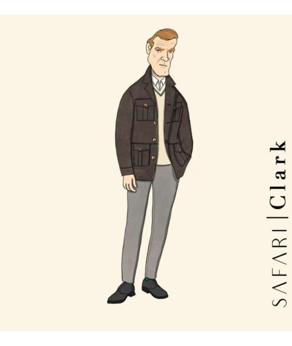 Veste Safari Nubuck orange Clark