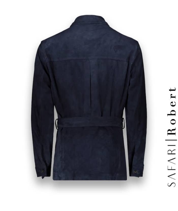 Veste Safari Nubuck bleu Robert