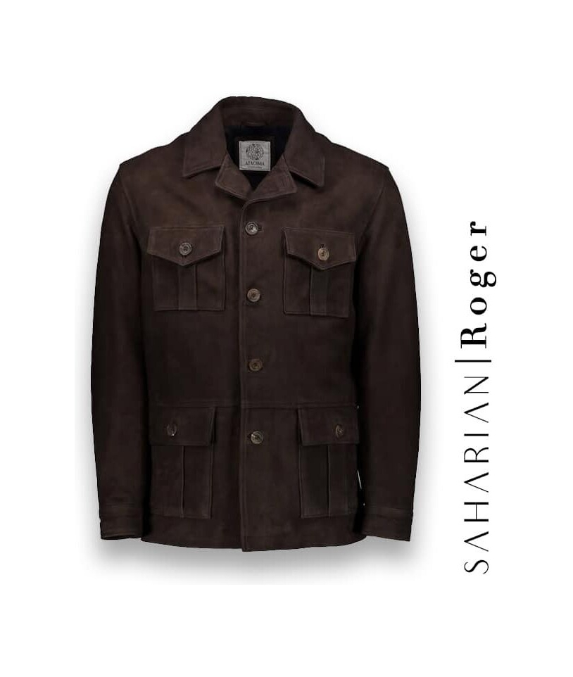 Saharienne Nubuck marron Roger