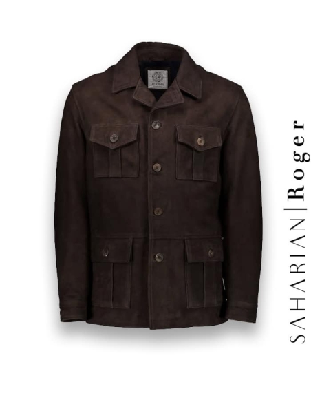 Saharienne Nubuck marron Roger