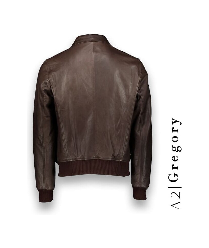 Blouson Cuir A2 Gregory sur mesure | Élégance Aérienne