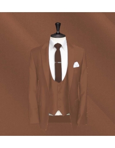 Costume mariage terracotta