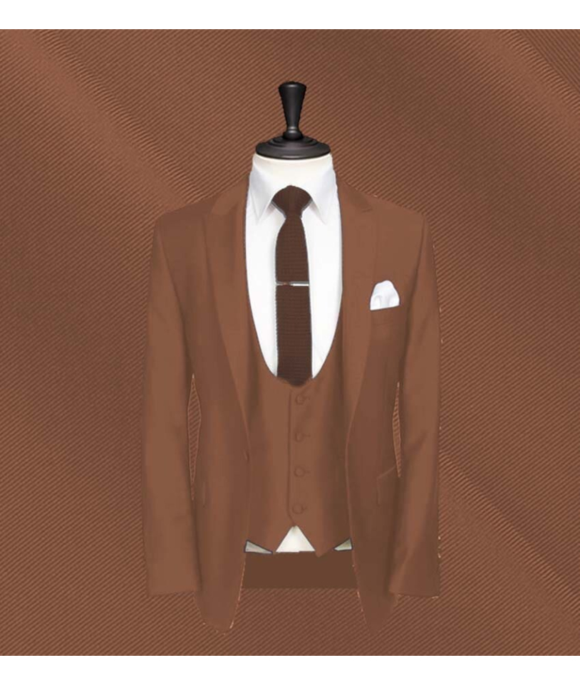 Costume mariage terracotta