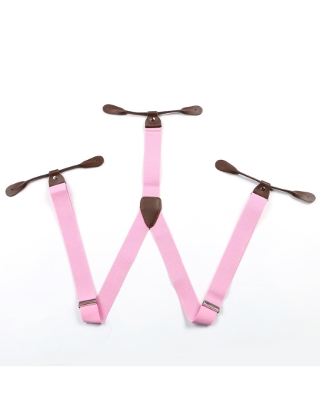 Bretelles rose clair