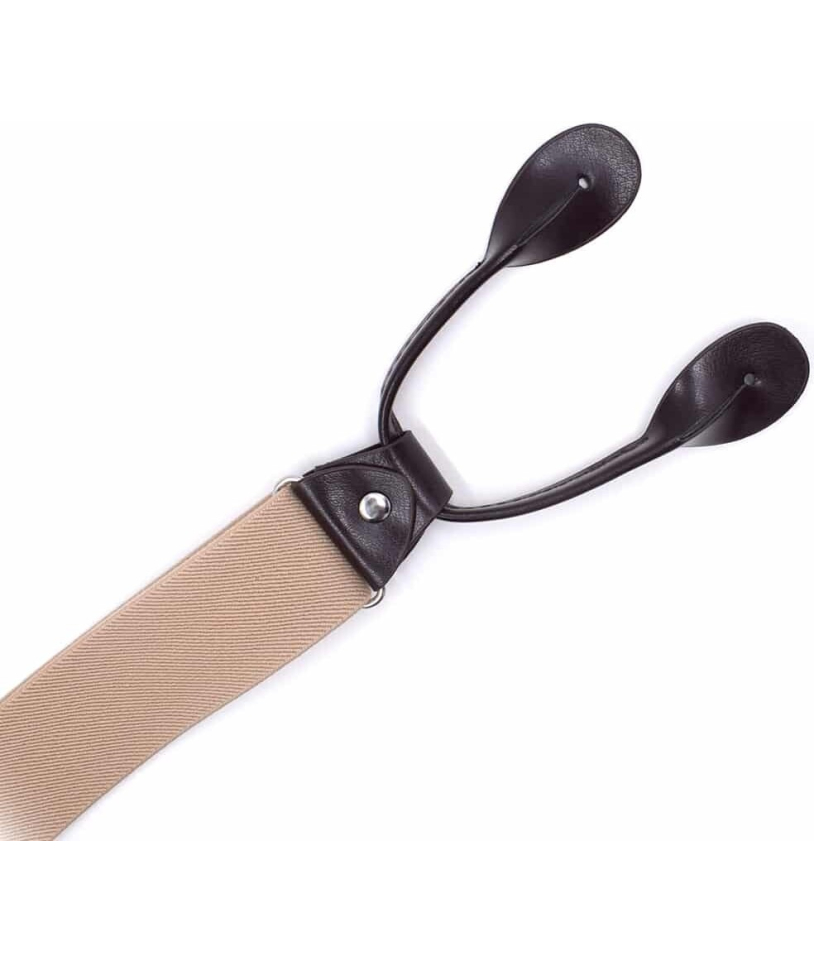 Bretelles violettes rayures