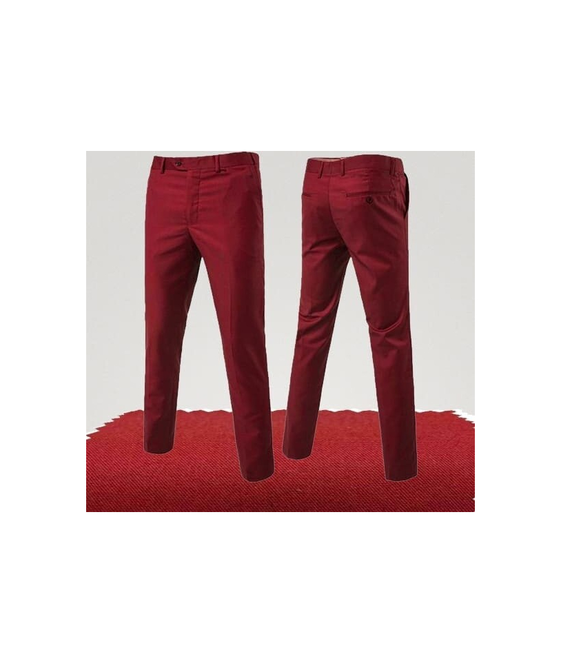 Pantalon Chino Rouge Brique : Élégance et Confort Assurés