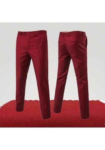 Pantalon Chino Rouge Brique : Élégance et Confort Assurés