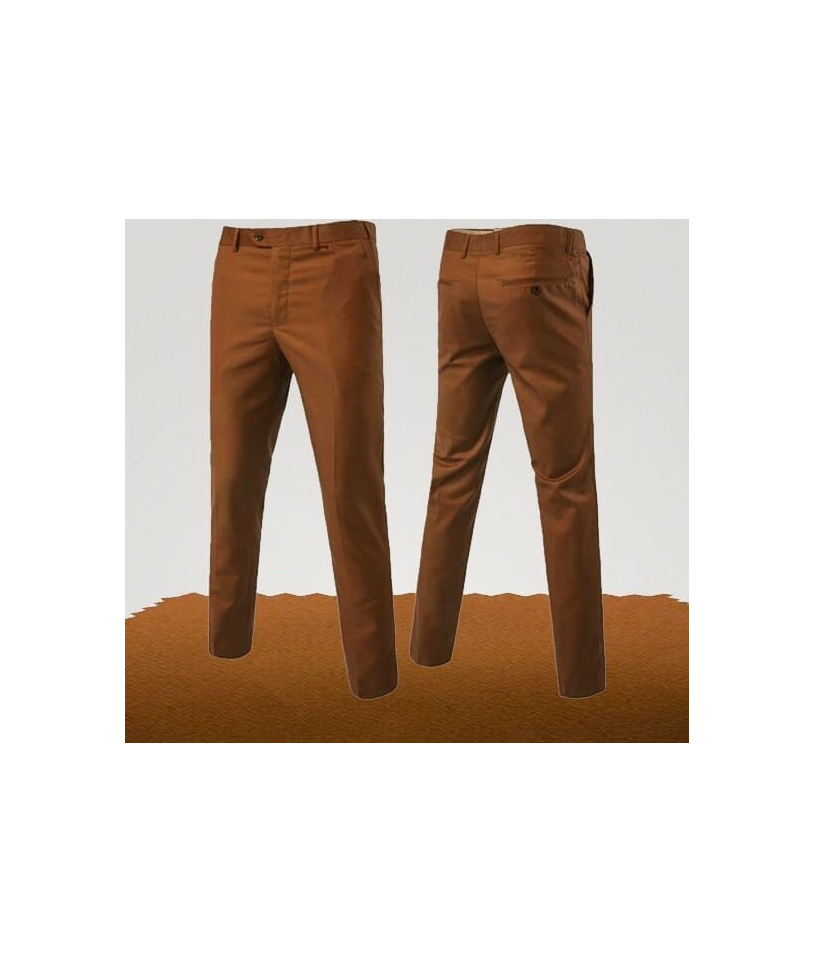 Pantalon chino orange tendance pour un look stylé