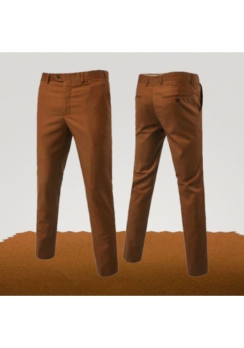 Pantalon chino orange tendance pour un look stylé