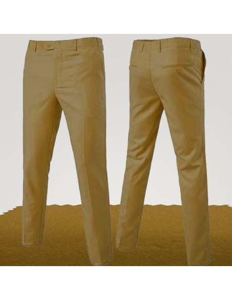 Pantalon Chino Ocre : Élégance et Confort | Costume Privé Paris