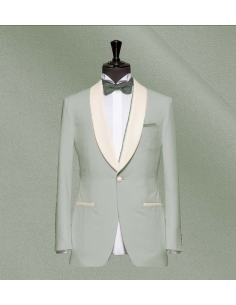 Smoking mariage vert eucalyptus