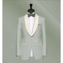 Smoking mariage vert eucalyptus | Costume Privé Paris