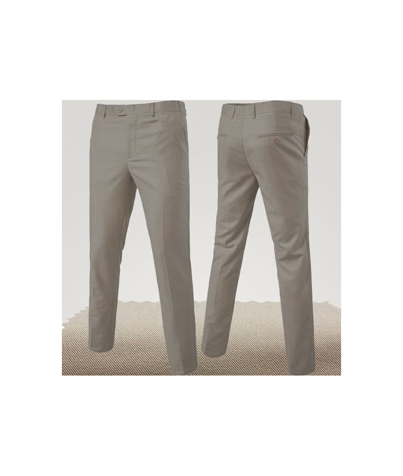 Pantalon Chino Gris Clair Mastic - Élégance et Confort