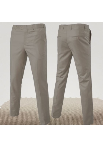 Pantalon Chino Gris Clair Mastic - Élégance et Confort