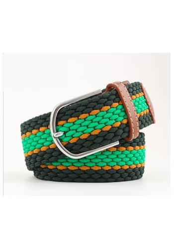 Ceinture Tressée Vert Jaune - Élégance et Style Unique