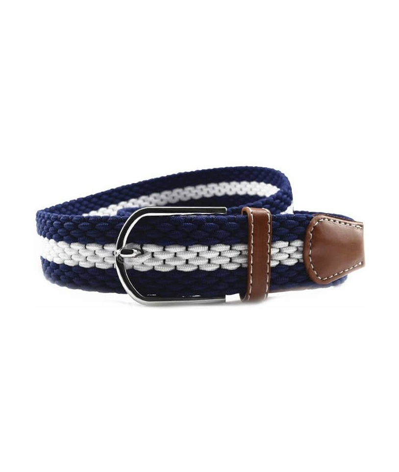 Ceinture Tressée Grosse Maille Bleu - Élégance et Style