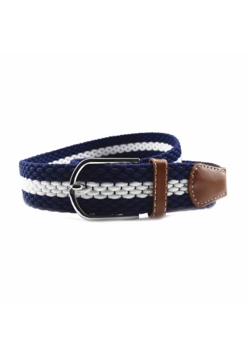 Ceinture Tressée Grosse Maille Bleu - Élégance et Style