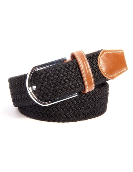 Ceinture Tressée Noir : Élégance et Confort au Quotidien