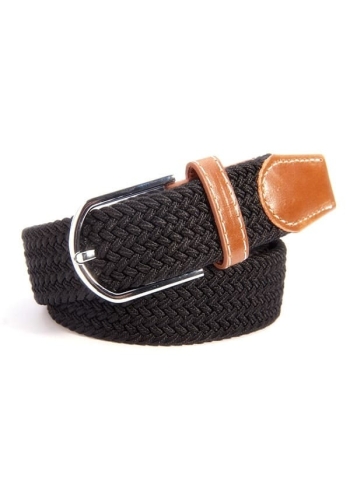 Ceinture Tressée Noir : Élégance et Confort au Quotidien