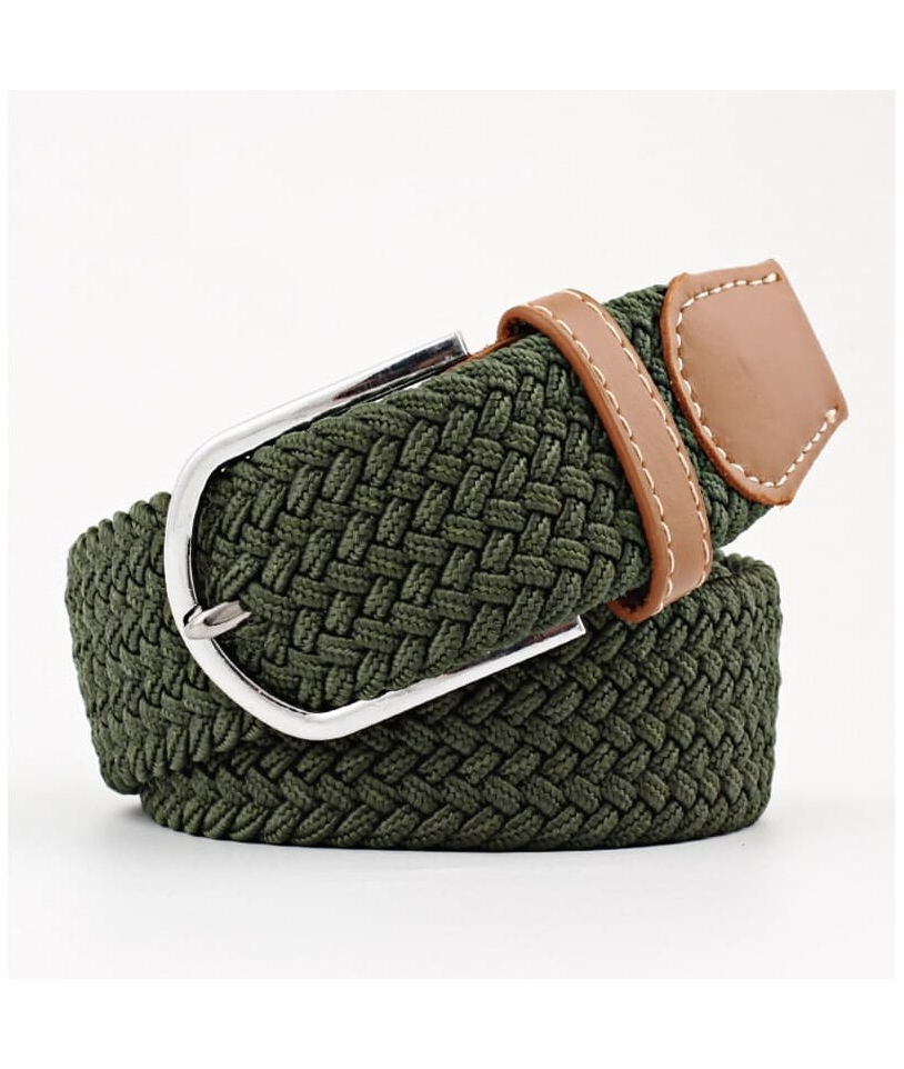 Ceinture Tressée Verte : Élégance et Style Assurés
