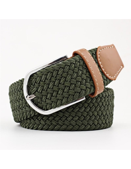 Ceinture Tressée Verte : Élégance et Style Assurés