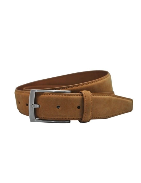 Ceinture en Nubuck Camel : Élégance et Confort au Quoti...