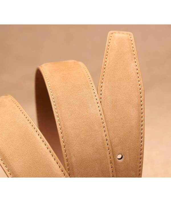 Ceinture en Nubuck Camel : Élégance et Confort au Quoti...