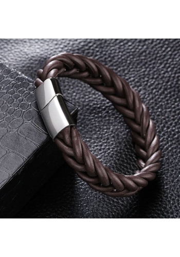 Bracelet Tressé en Cuir Rond - Élégance et Style Unique