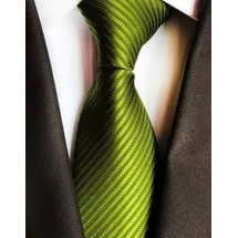 Cravate vert gazon | Costume Privé Paris