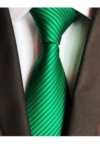 Cravate vert intense : Élégance et style assurés